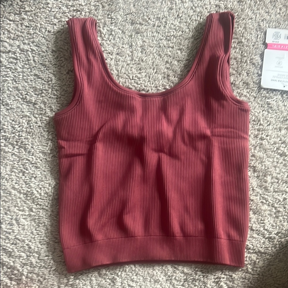 Athleta rise above rib kids tank